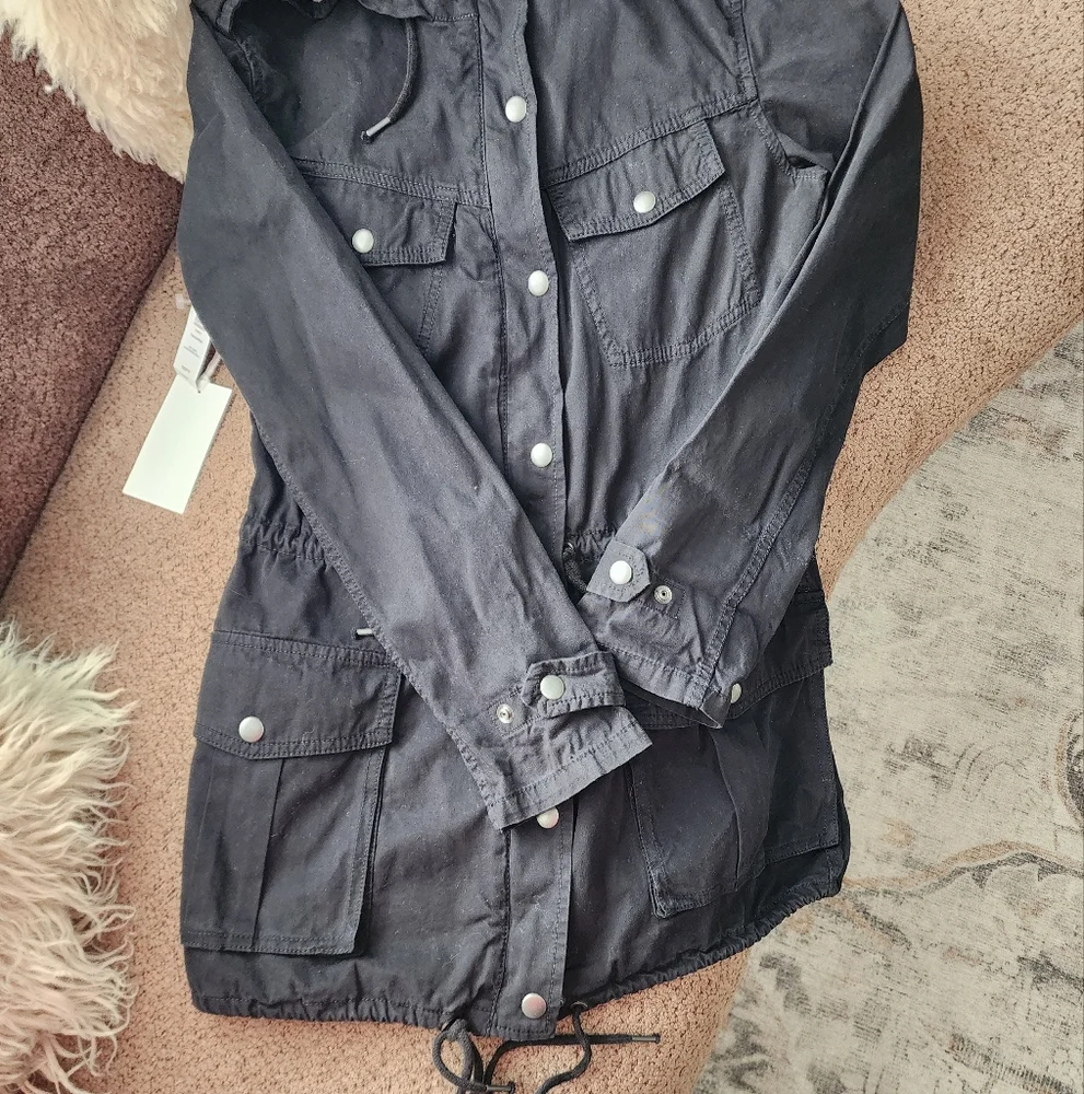 Aritzia Azure Skies Trooper Jacket In Black🌿 - Picture 2 of 7